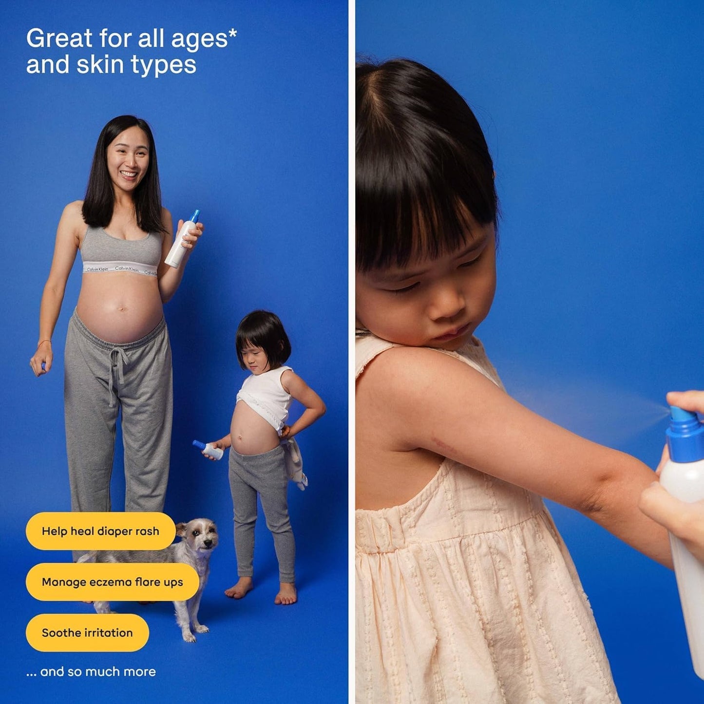 Magic Molecule Hypochlorous Acid Facial Mist – Soothes Redness & Irritation, Cleanses & Purifies – Home & Travel Bundle (8oz + 2x3.4oz)