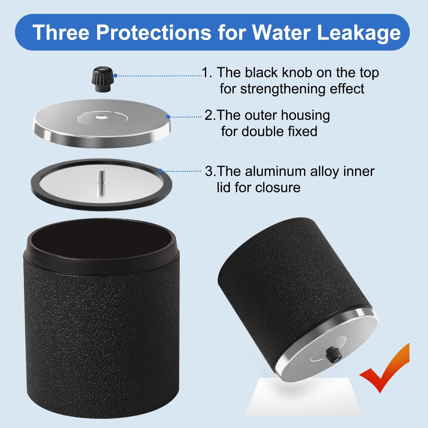 Leegol Electric Replacement 3lb Barrel for Rock Tumbler