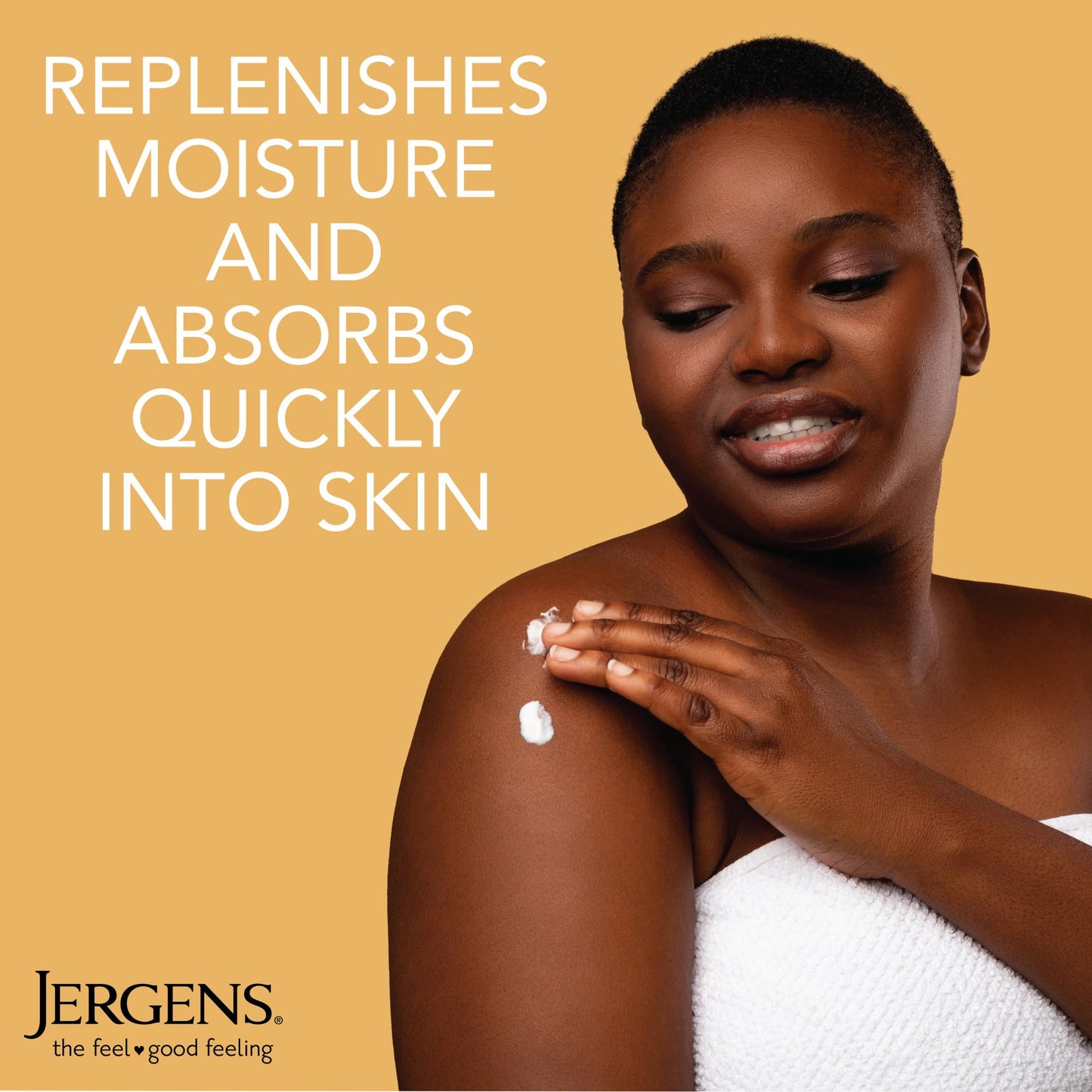 Jergens Skin Firming Body Lotion – Hydrating Skin Tightening Cream with Collagen & Elastin, Dermatologist Tested for Dry to Extra Dry Skin, 16.8 oz