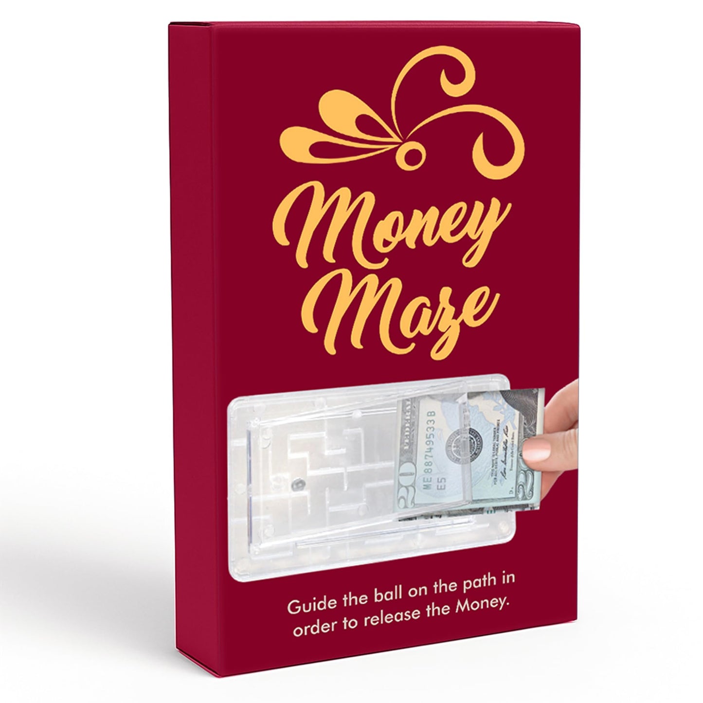 Money Puzzle Box, Money Holder Maze Gift Holder, Stocking Stuffers for Teens and Adults - Christmas Small Gifts - Fun Way to Give Cash as a Gift