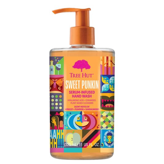Tree Hut Sweet Punkin Serum Infused Hand Wash – Nourishing Cleanser with Long-Lasting Scent, Hydrating & Moisturizing Care, 11 fl oz