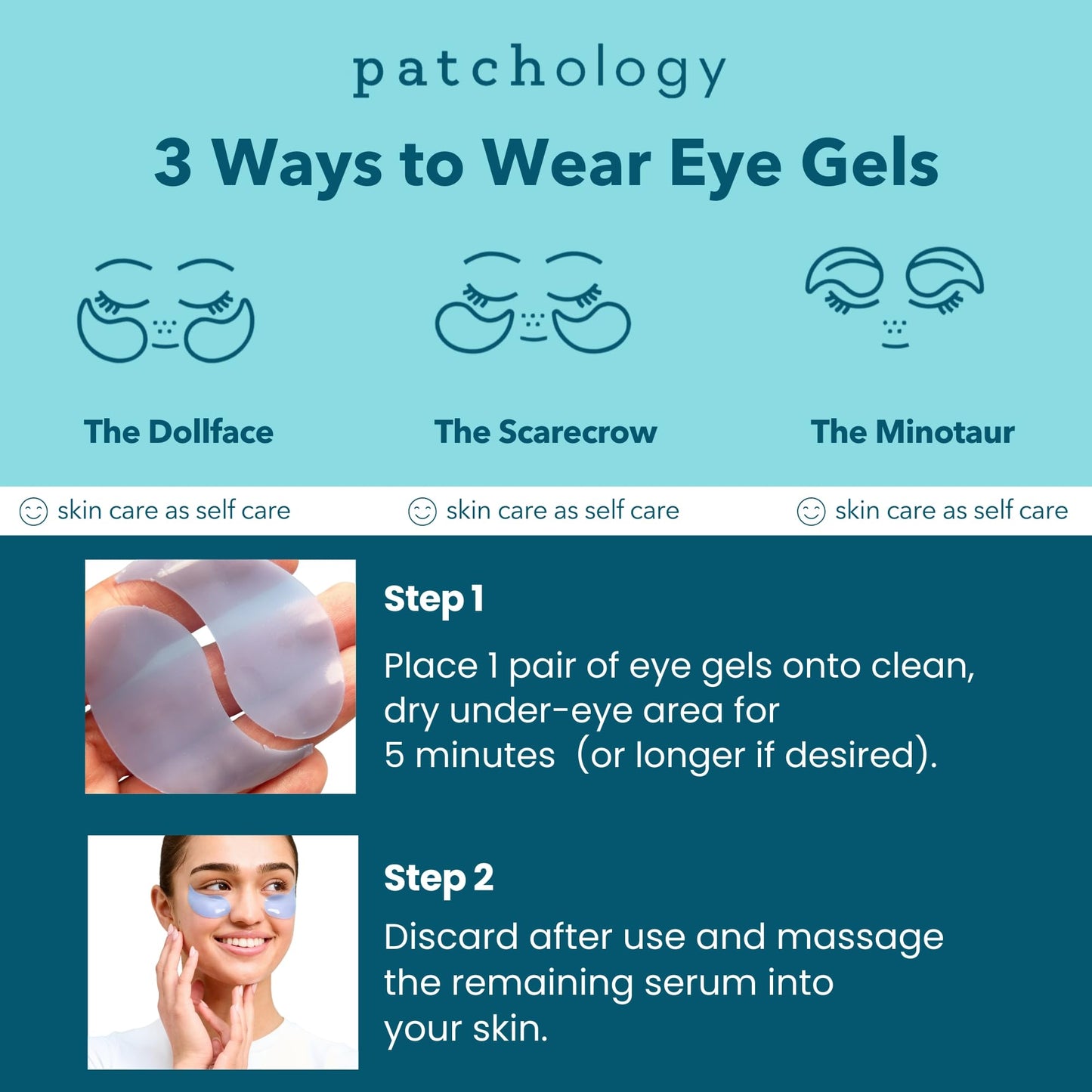 Patchology Bridal Shower Gift Set – “Something Blue” Cooling Under Eye Patches for Brides & Bridesmaids, Depuffing & Firming Gel Masks