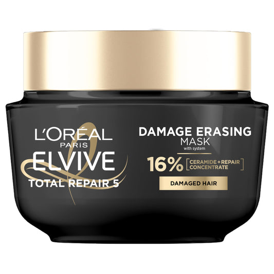 L'Oreal Paris Elvive Total Repair 5 Damage-Erasing Balm with Almond and Protein, 8.5 Ounce (Packaging May Vary)