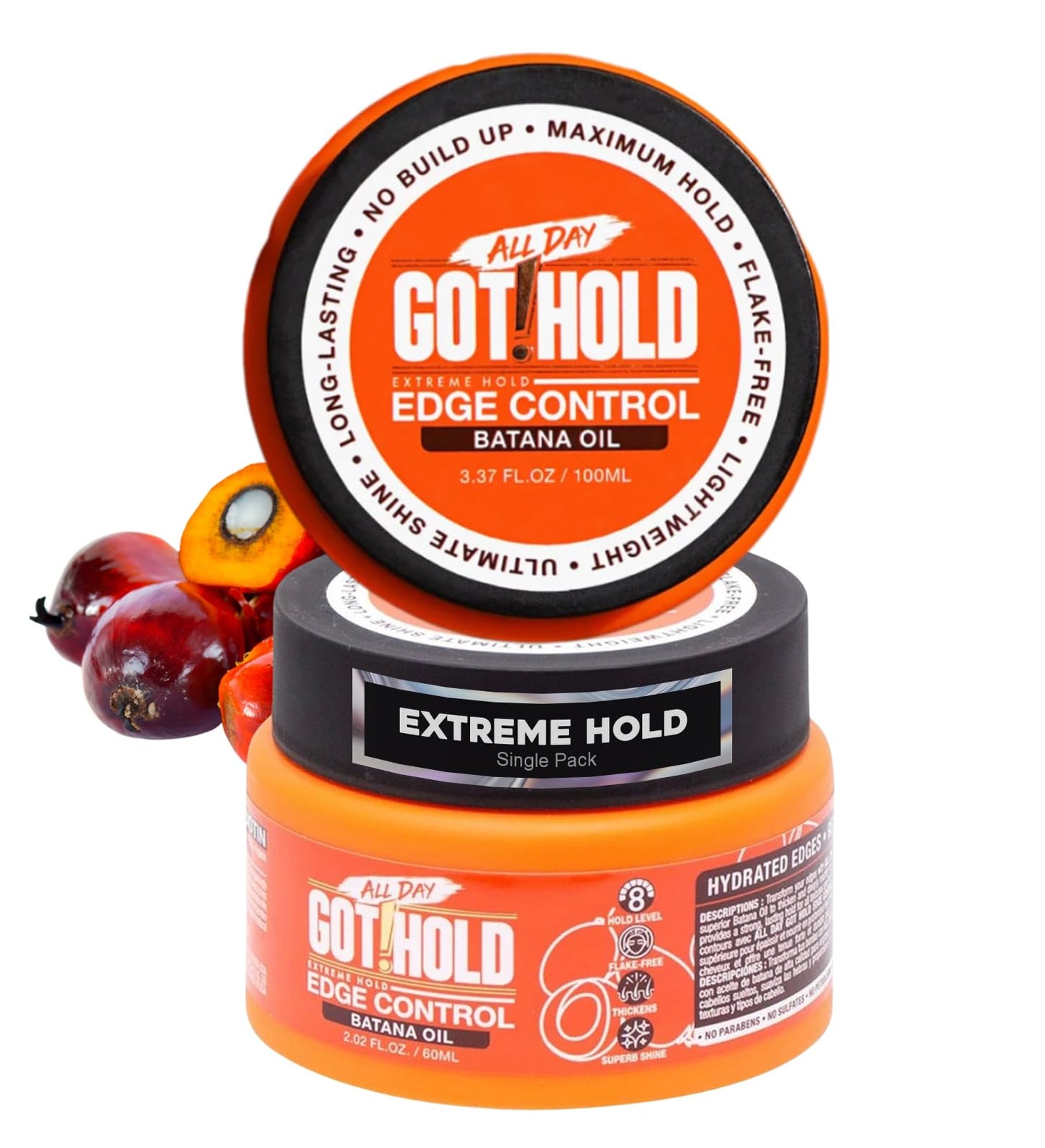 ALL DAY GOT HOLD Extreme hold Batana Oil Edge Control 2.02 fl.oz/60ml