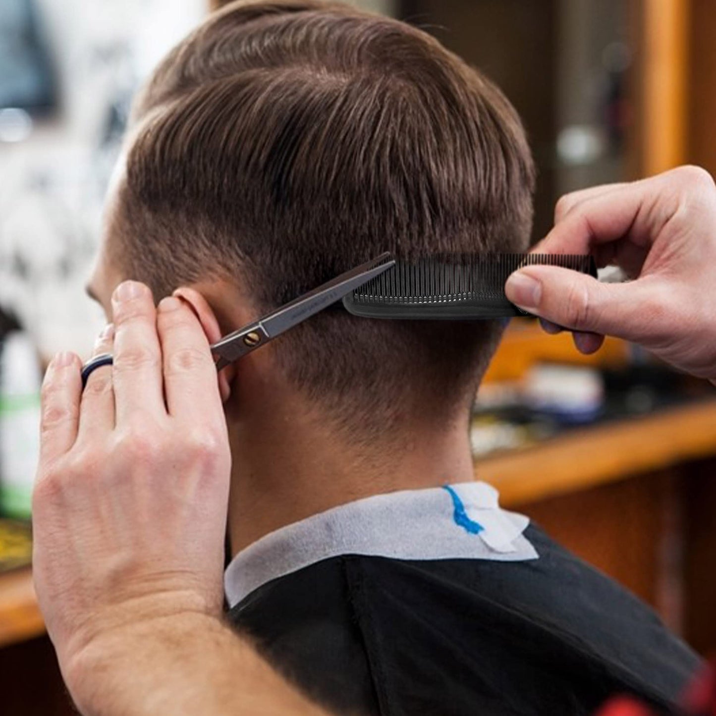 Soft 'N Style Hair Care 4-Pack Comb - Not Breakable - mens comb/fine tooth comb/peines para cabello