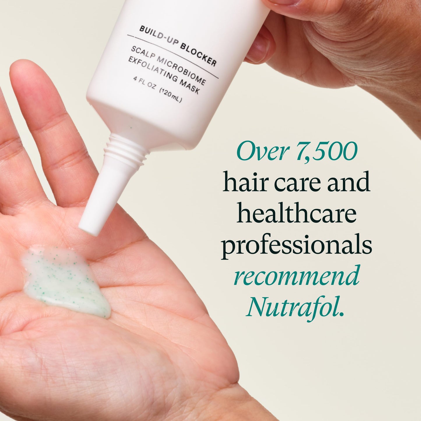 Nutrafol Exfoliating Scalp Mask - Removes Build-up & Excess Oil for Healthier Scalp, Physician-Formulated for Thinning Hair, Color & Extension Safe, 4 Fl Oz