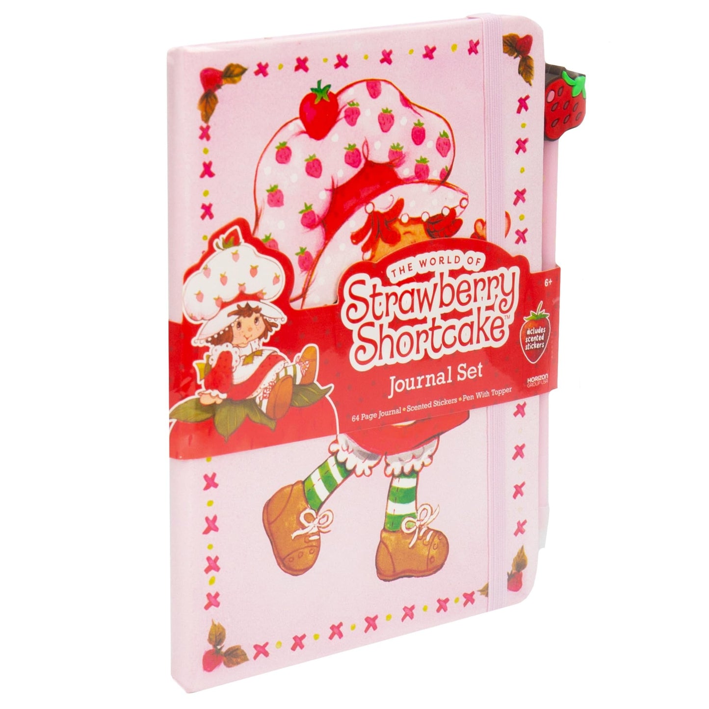 Strawberry Shortcake Journal Set for Girls – Includes Pen, Scented Stickers & Stationery Kit | Birthday Gift for 8-Year-Olds