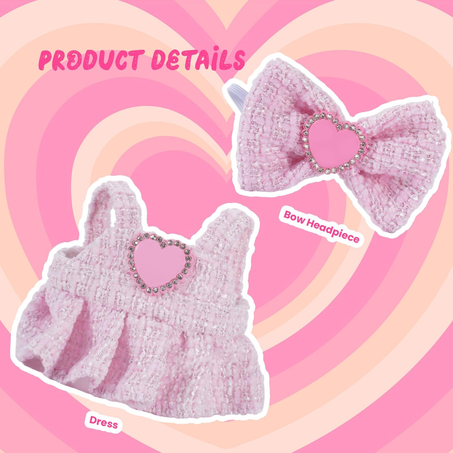 LABUBU 17cm Doll Clothes Set – Premium Fashion Dresses & Accessories for Macaron, Have A Seat & Big Into Energy Series