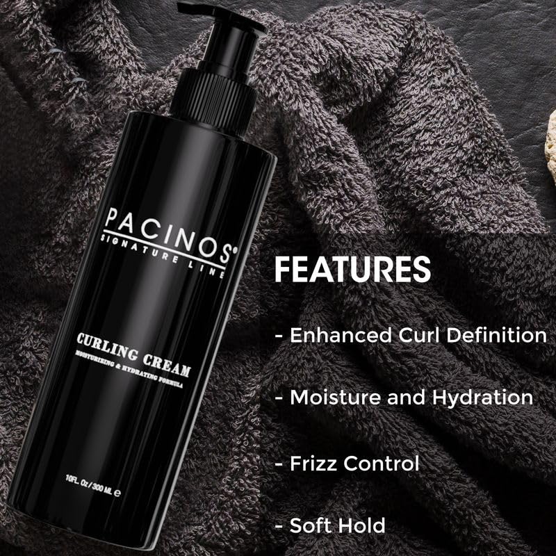 Pacinos Curling Cream - All Day Cream For Curly Hair with Gentle Formula