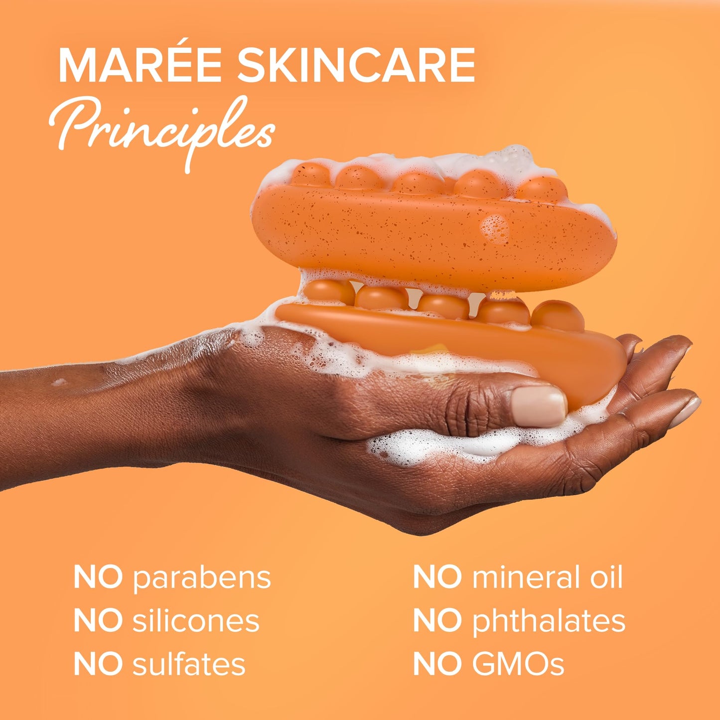 MAREE Kojic Acid & Turmeric Soap Bar – Brightening Dark Spot Remover for Face & Body, Fights Hyperpigmentation, Skin Brightener