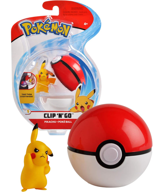 Pokémon Clip 'N' Go - Pikachu #5 & Poke Ball