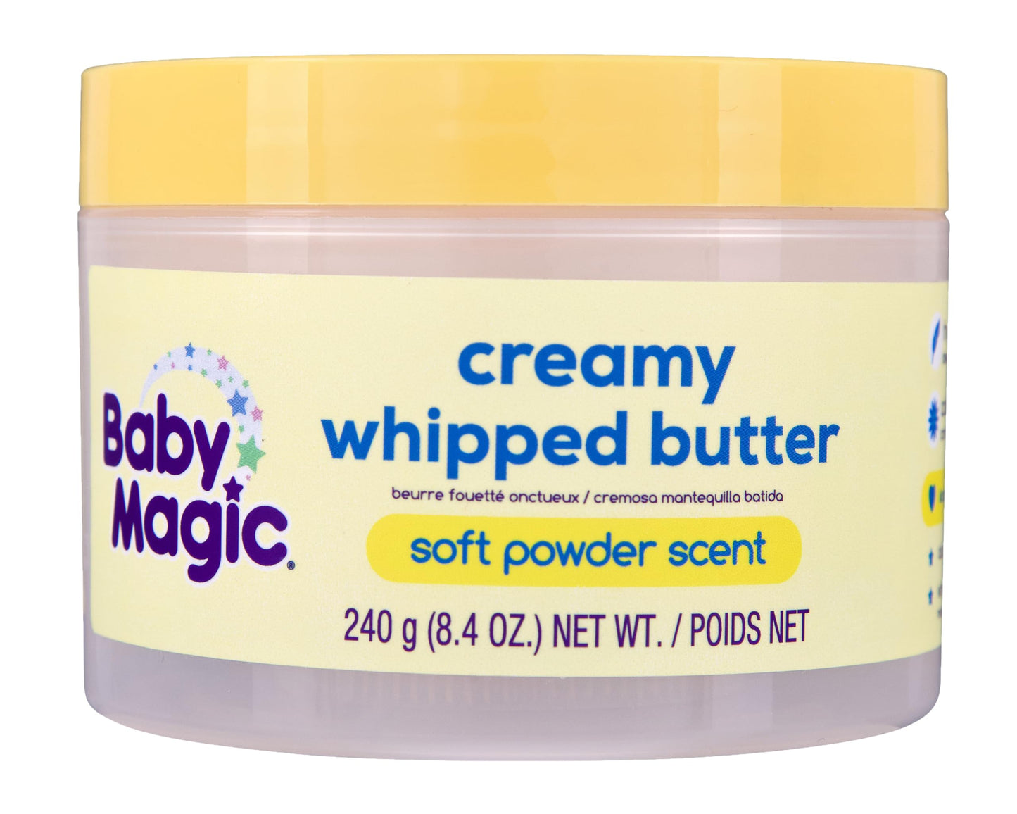 Baby Magic Creamy Whipped Butter | Helps Keep Skin Feeling Healthy and Baby Soft | Hypoallergenic | 8.4 fl oz.