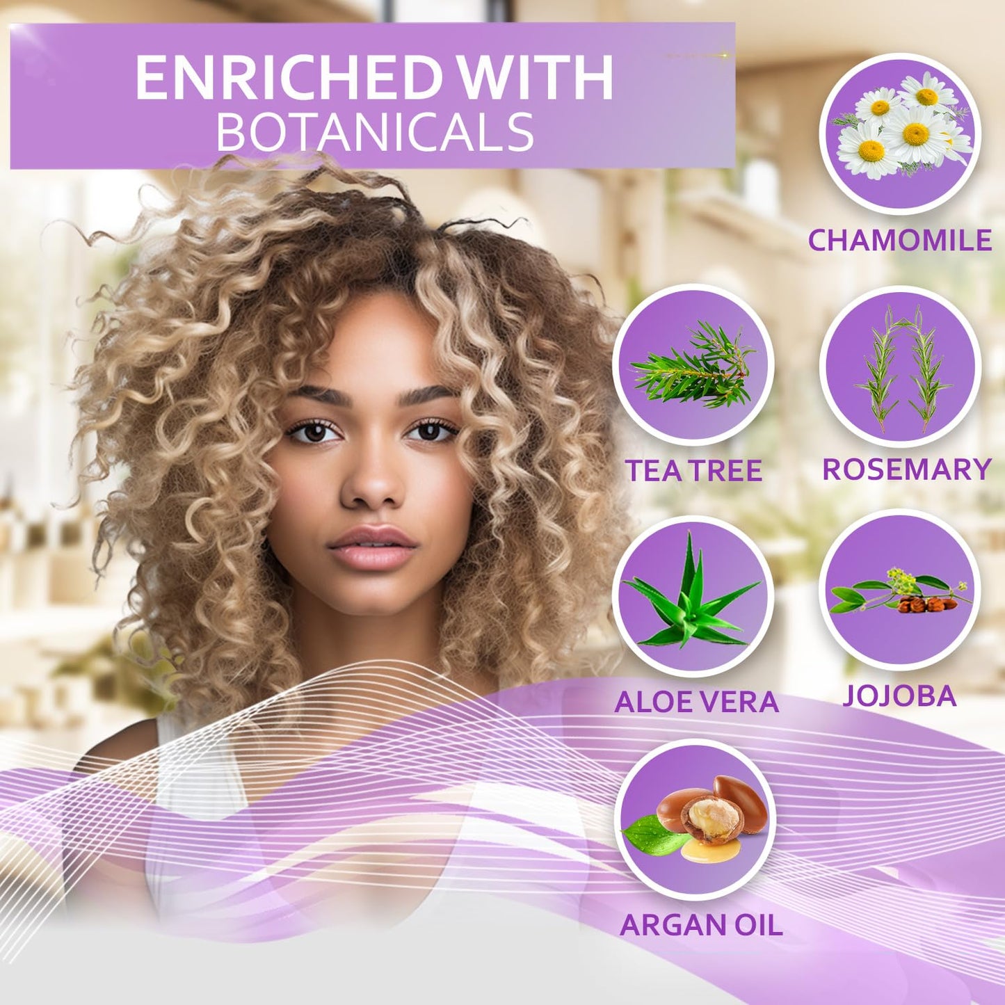 Purple Hair Mask - Deep Conditioner & Toner for Blonde, Brassy Hair - Hydrating Repair Treatment for Dry, Damaged, or Bleached Hair, Unisex