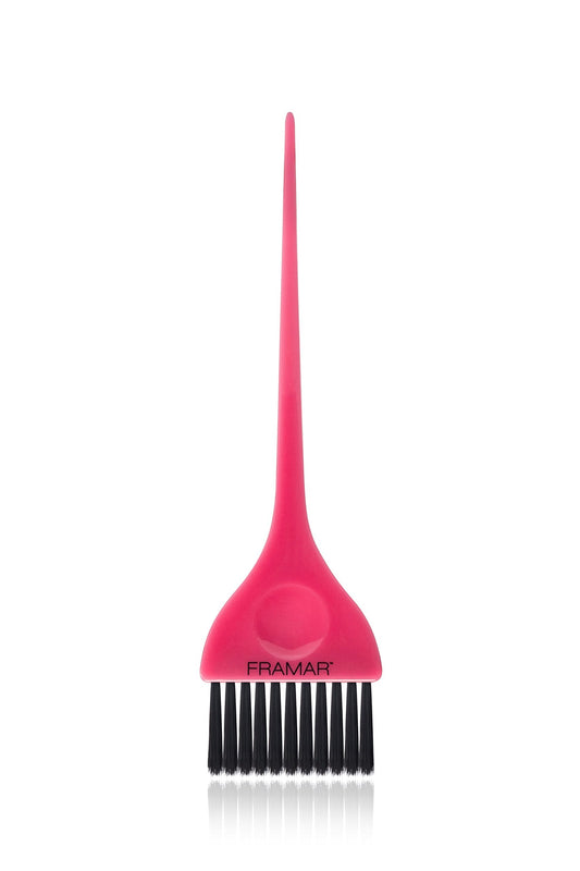 FRAMAR Classic Hair Color Brush – Professional Pink Hair Dye Applicator Brush for Stylists, Tint & Color Application Tool for Salon or Home Use