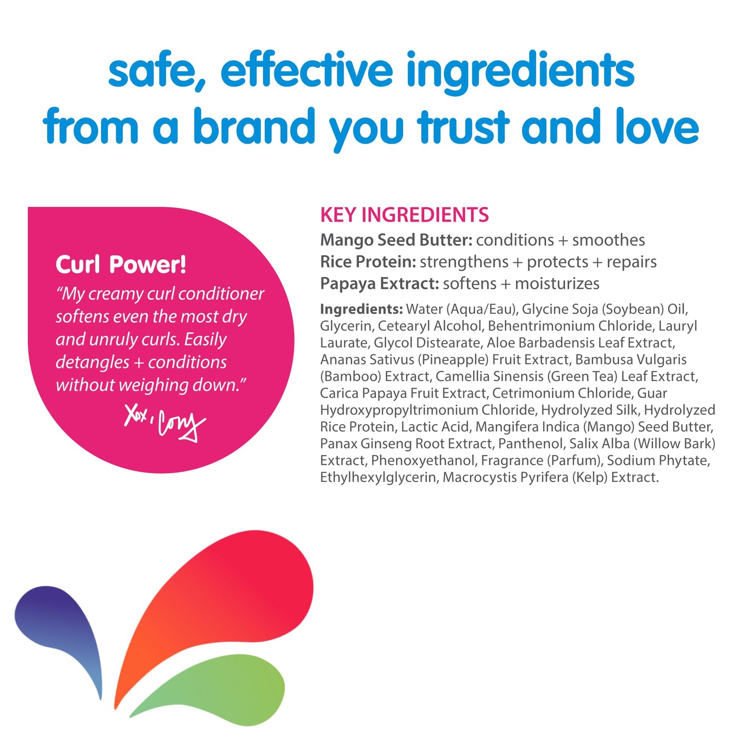 SoCozy Kids Curl Conditioner – Softens & Restores Bounce and Shine – Sweet Crème, 10.5 oz – No Parabens, Sulfates, or Synthetic Dyes