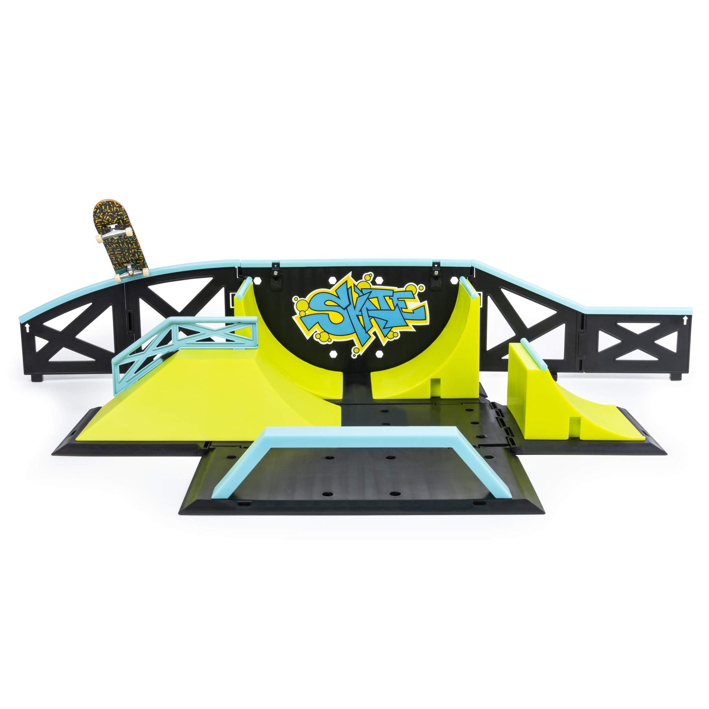 Tech Deck, Transforming SK8 Container Pro Modular Skatepark with Exclusive Fingerboard, Kids Toy for Ages 6 and Up (Styles May Vary)