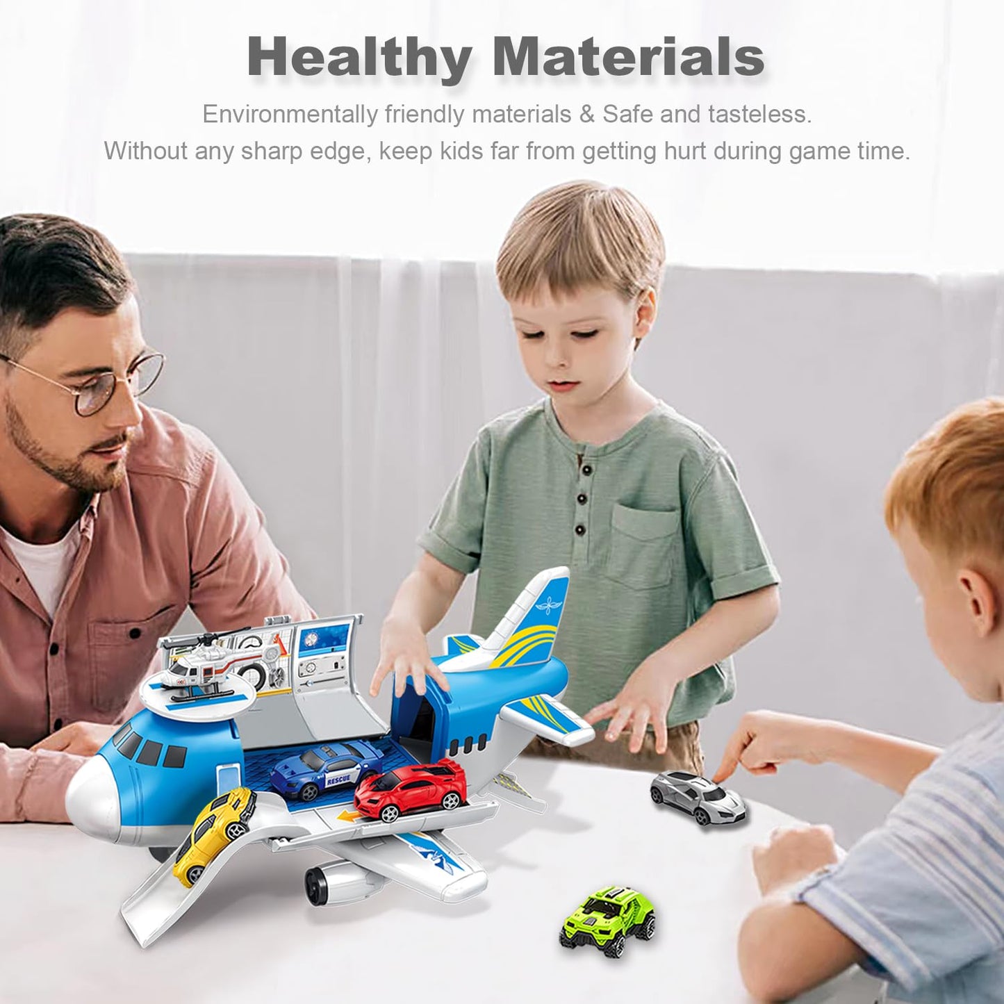 Airplane Toy for Toddlers & Kids, Ages 2-7 – Fun Plane Toy for Boys & Girls, Birthday Gift, Airplane Toys for 3-5 Year Olds