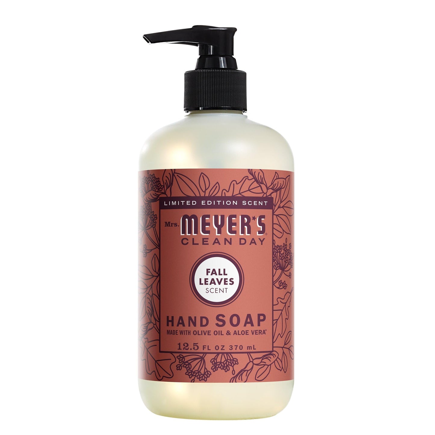 Mrs. MEYER'S CLEAN DAY Liquid Hand Soap, Fall Leaves Scent, 12.5 fl oz (Pack of 1)