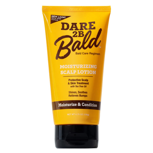Dare 2B Bald Moisturizing Scalp Lotion 4.75 oz | Hydrating Bald Head Lotion for Men | Conditions, Protects & Prevents Dryness and Flaking