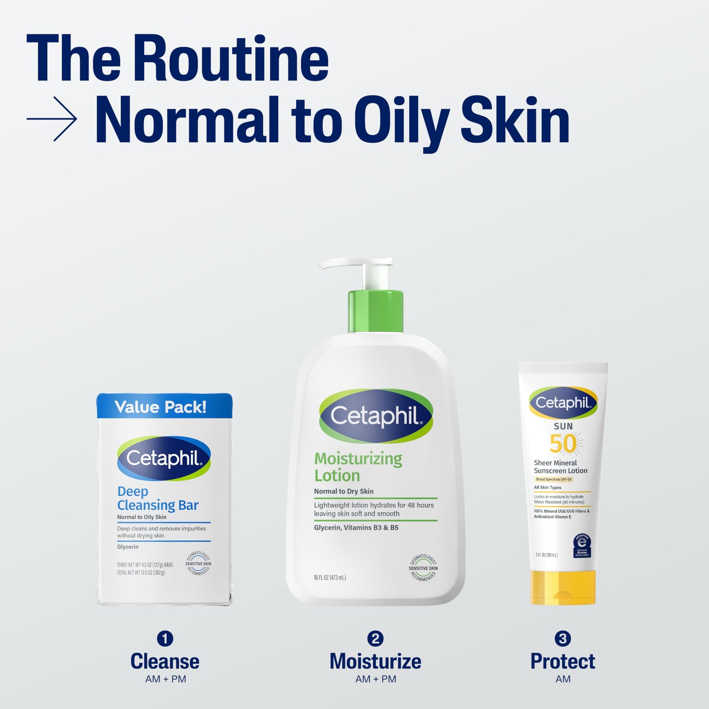 Cetaphil Deep Cleansing Face & Body Bar Soap for Sensitive Skin – Hypoallergenic, Fragrance & Paraben Free, Pack of 3, Gentle Makeup & Dirt Remover