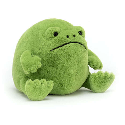 Jellycat Ricky Rain Frog Stuffed Animal, Medium 7 inches - Amphibian Plush Toy - Classic Children's Gift