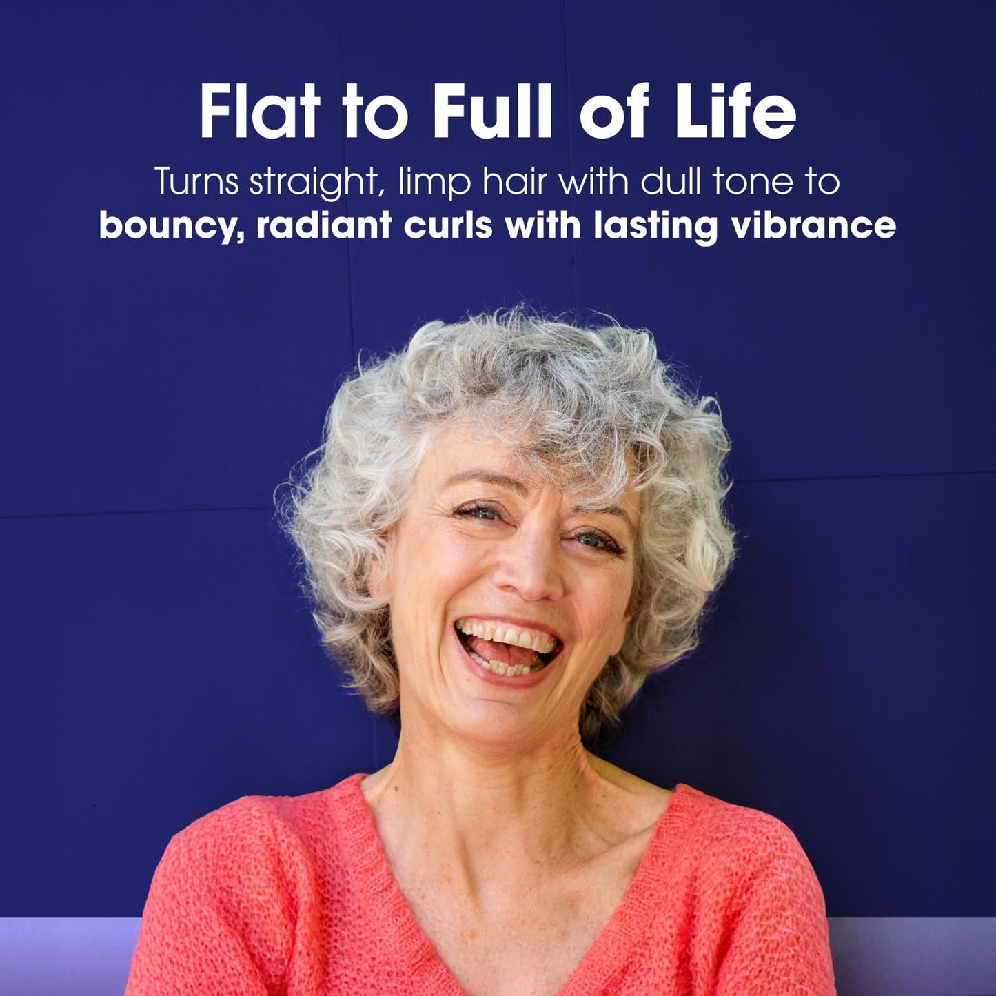 One 'n Only Shiny Silver Self-Heating Perm Kit with Argan Oil – Home Perm for Women, Soft Manageable Curls, Ideal for Gray Hair, 1 Box