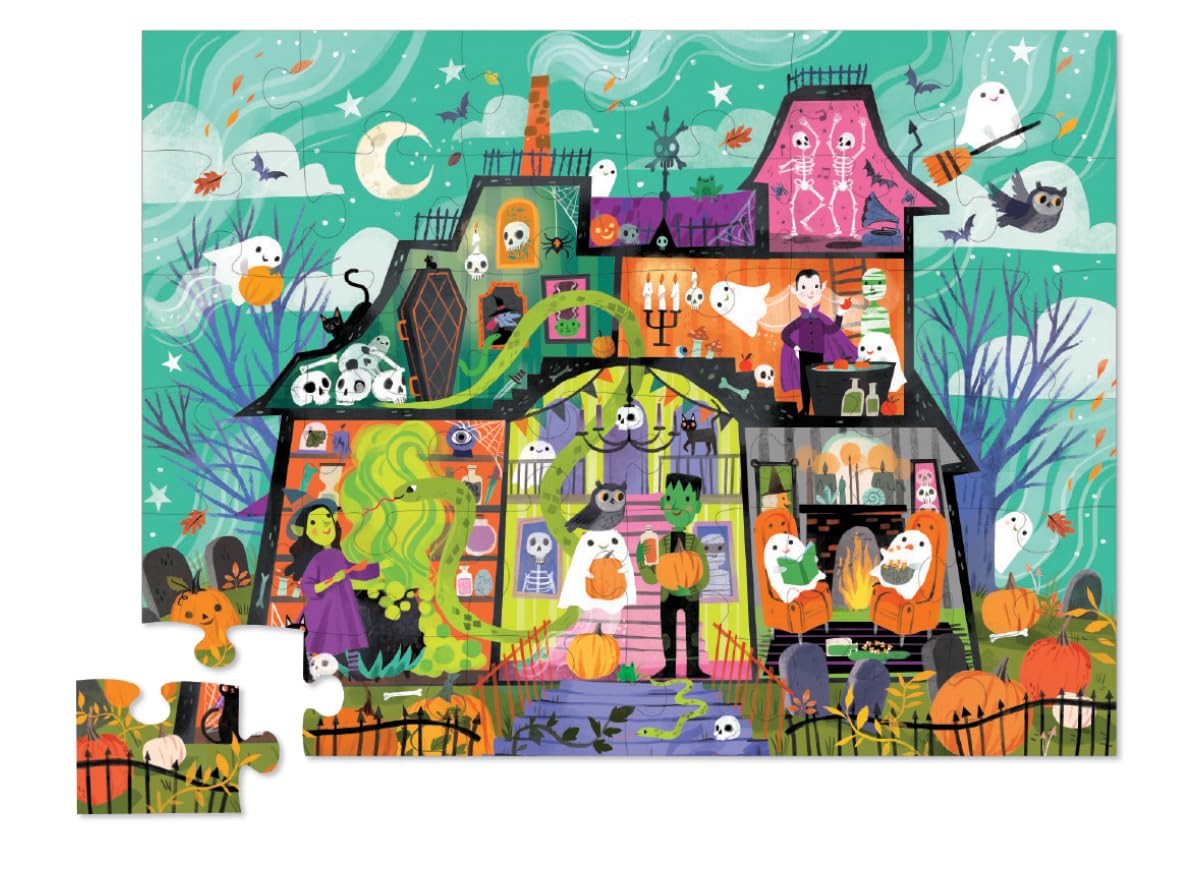 36-pc Shaped Box Puzzle/Haunted House