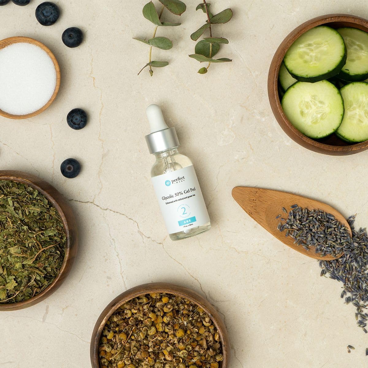 Glycolic Acid 50% Gel Peel - Enhanced with Retinol & Green Tea Extract (Professional Skin Peel)1 ounce