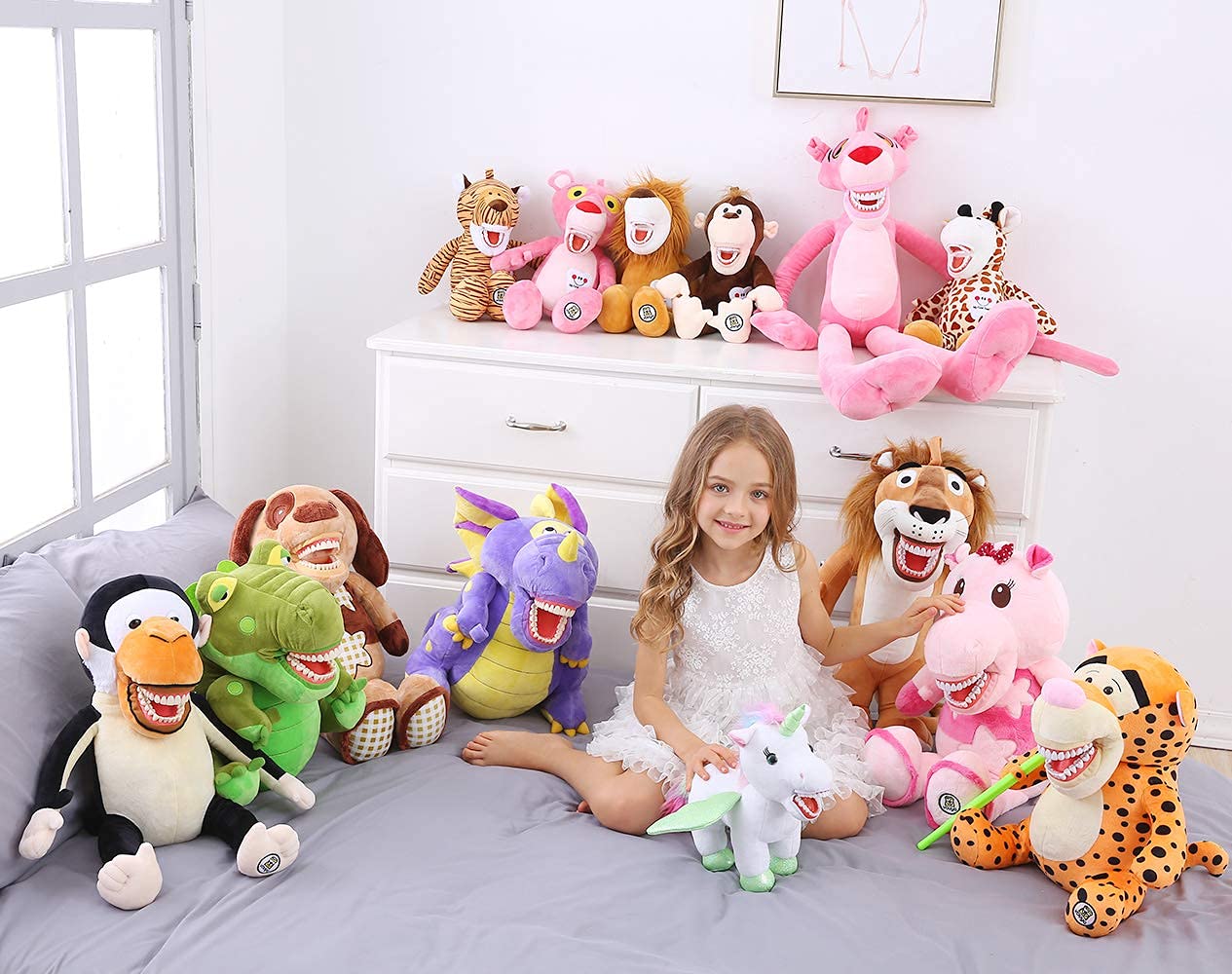 YOUYA DENTAL Tooth Fairy Plush Lion – Educational Oral Health Doll Puppet with Teeth for Kids, Boys & Girls