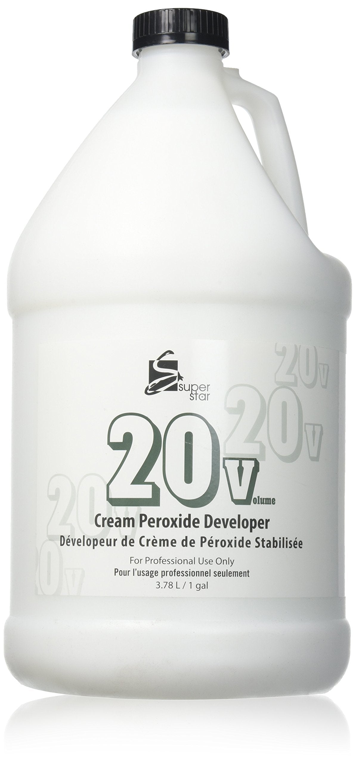 Super Star Stabilized Cream Peroxide Developer, 20v , 3.8 L / 1 Gallon (1-Count)