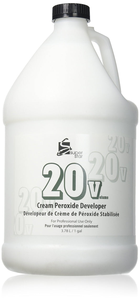 Super Star Stabilized Cream Peroxide Developer, 20v , 3.8 L / 1 Gallon (1-Count)
