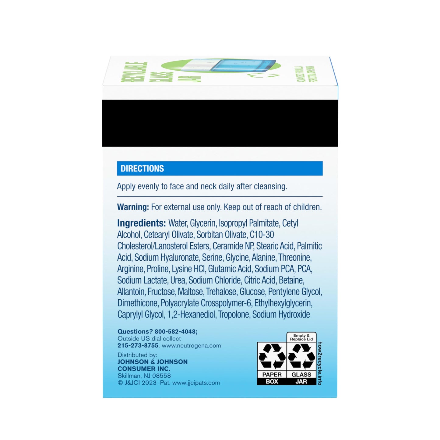 Neutrogena Hydro Boost Gel Cream 48Hr Hydration for Normal/Dry Skin, Fragrance-Free, with Hyaluronic Acid + Trial Gel Cleanser 0.5oz