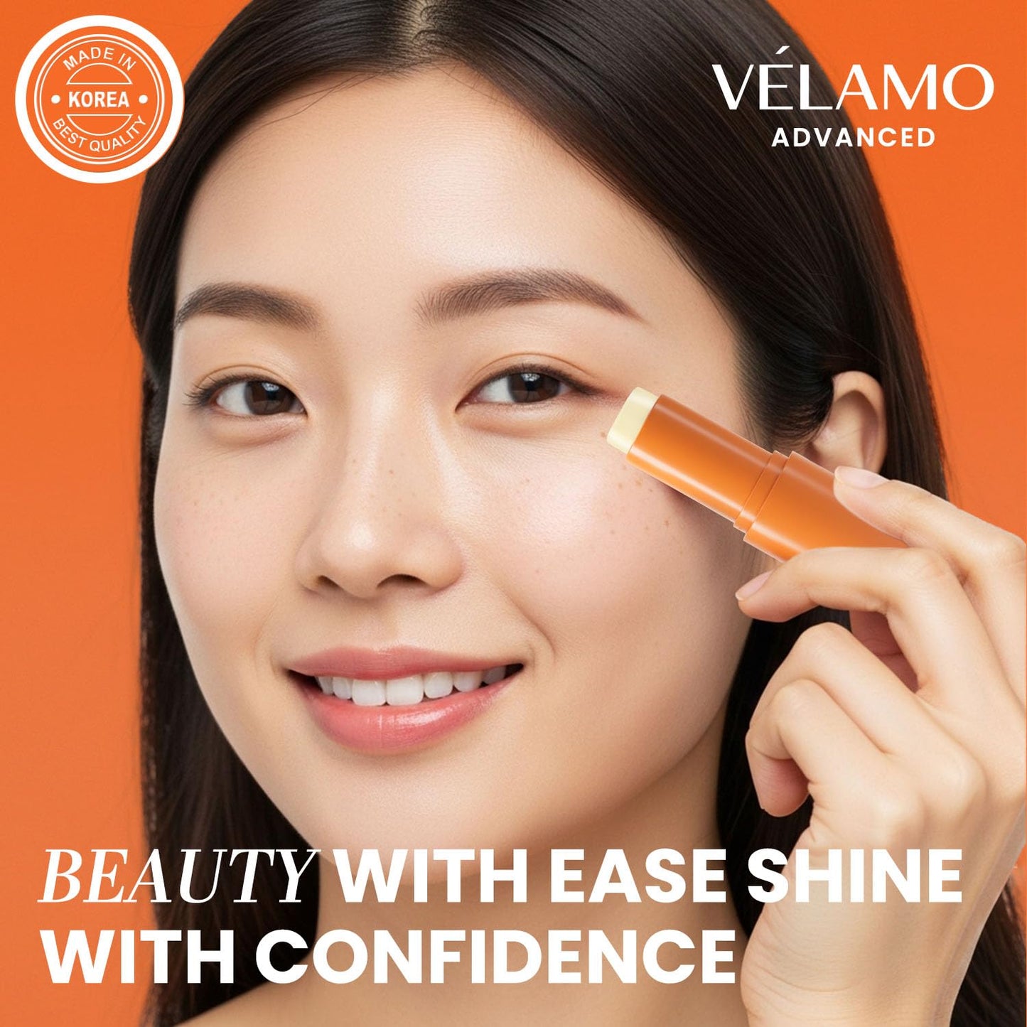 VELAMO Advanced Retinol Eye Balm Stick, Korea – 8-in-1 Collagen, Niacinamide & Peptides for Dark Circles, Puffiness & Wrinkles 0.35oz