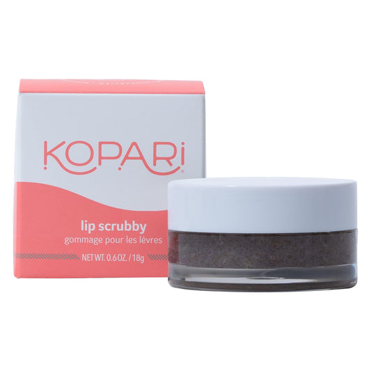 Kopari Coconut Lip Scrubby – Exfoliating & Hydrating Lip Scrub with Volcanic Sand, Brown Sugar & Coconut Oil, Vanilla, Vegan