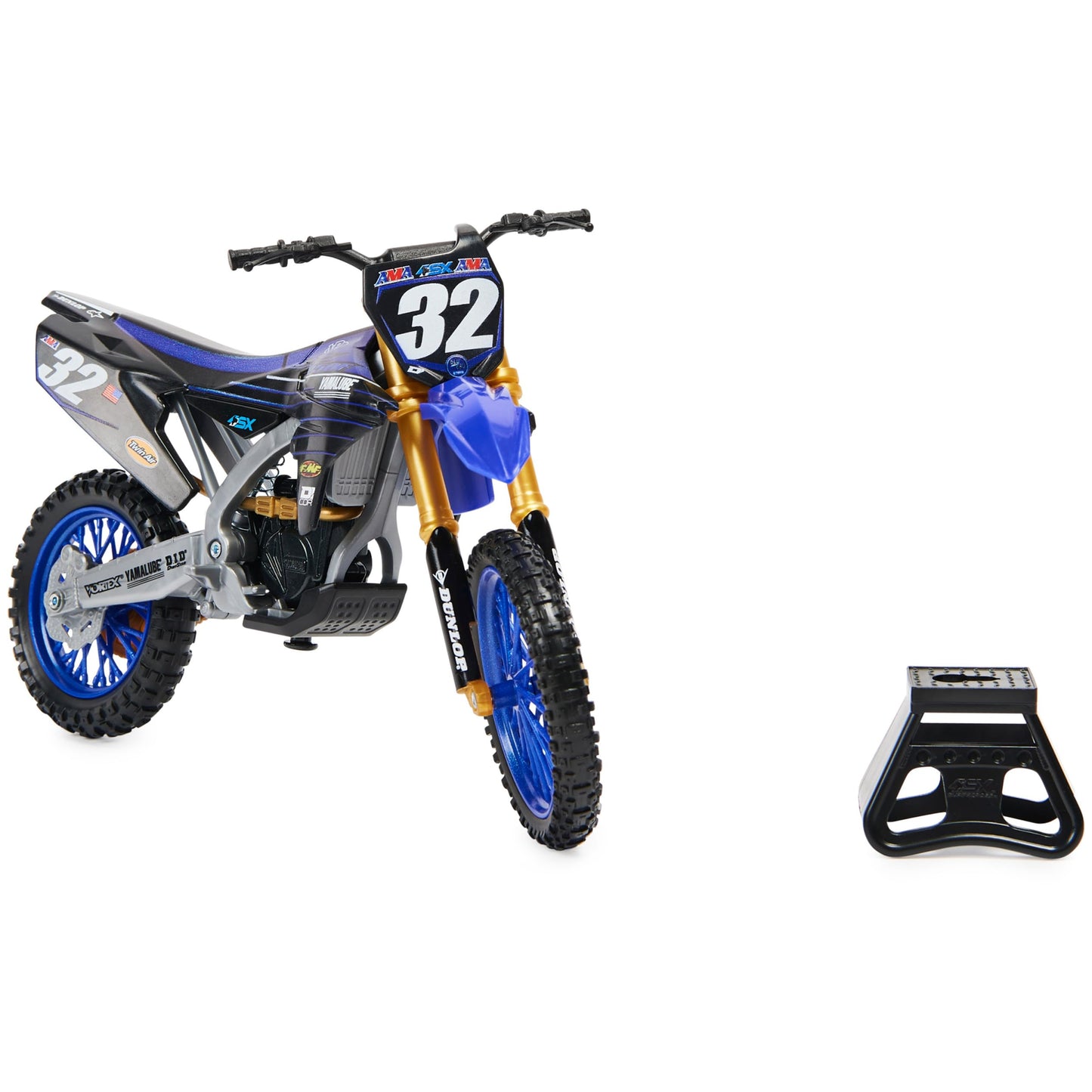 Supercross, Authentic Justin Cooper 1:10 Scale Collector Die-Cast Toy Motorcycle Replica with Display Stand, For Collectors and Kids Age 5 and Up