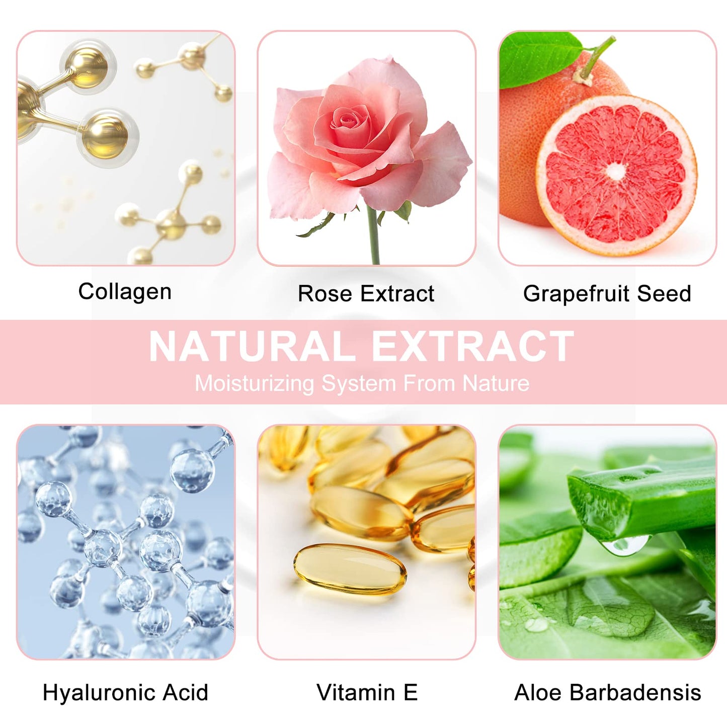 30 Pairs Rose Eye Masks - Under Eye Patches for Dark Circles, Puffiness, Wrinkles & Fine Lines, Skincare for Women & Men