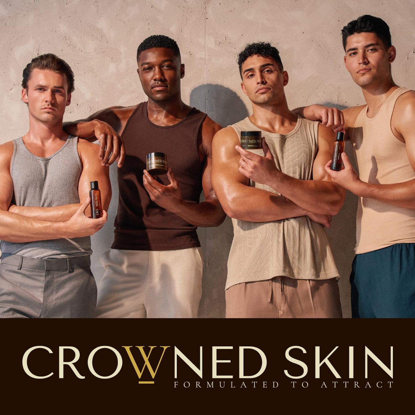 Crowned Skin King Cologne Body Butter – Warm Sandalwood & Leather Scent, Organic Shea & Mango Butters, Moisturizing, 4.4oz