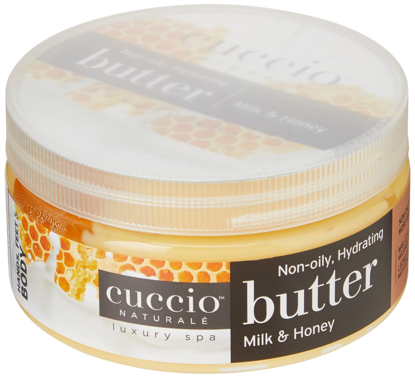 Cuccio Naturale Butter Blends Milk & Honey Body Cream, 8oz – Ultra-Moisturizing, Smoothing, Deep Hydration & Skin Repair with Natural Ingredients
