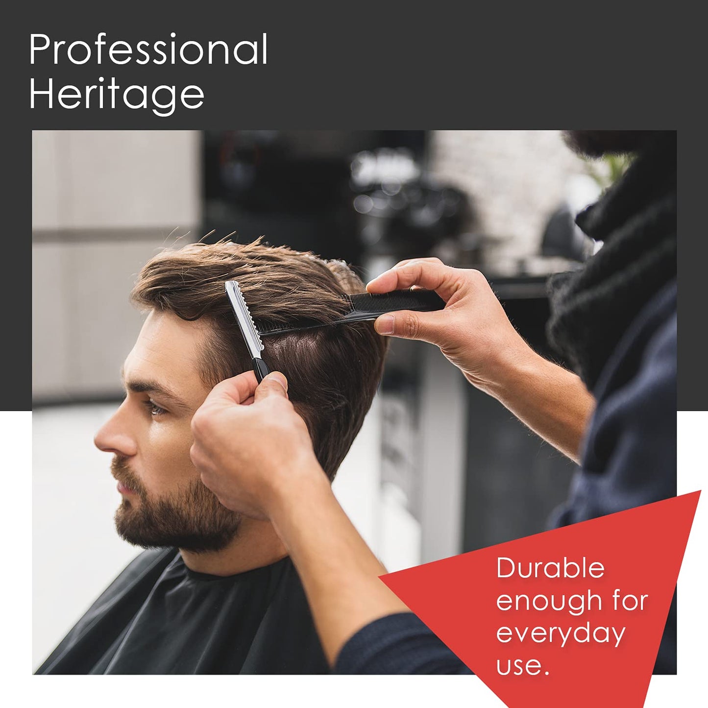 GOODY Hair Ace Dressing Hair Comb, 7.5 Inch, Black, 1 Count