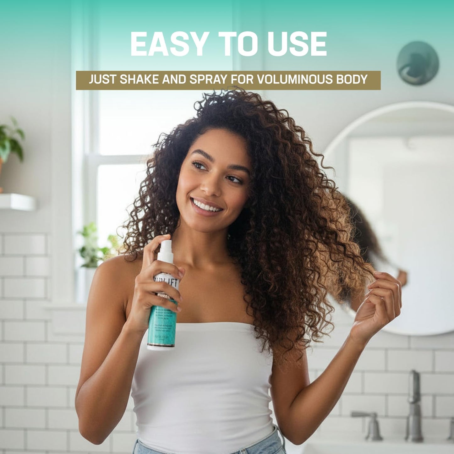 Uplift Provisions Sea Salt Spray 5.5 oz – Adds Texture & Volume for Beach Waves, Enhances Curls, Boosts Fine or Thin Hair, Lightweight Hold