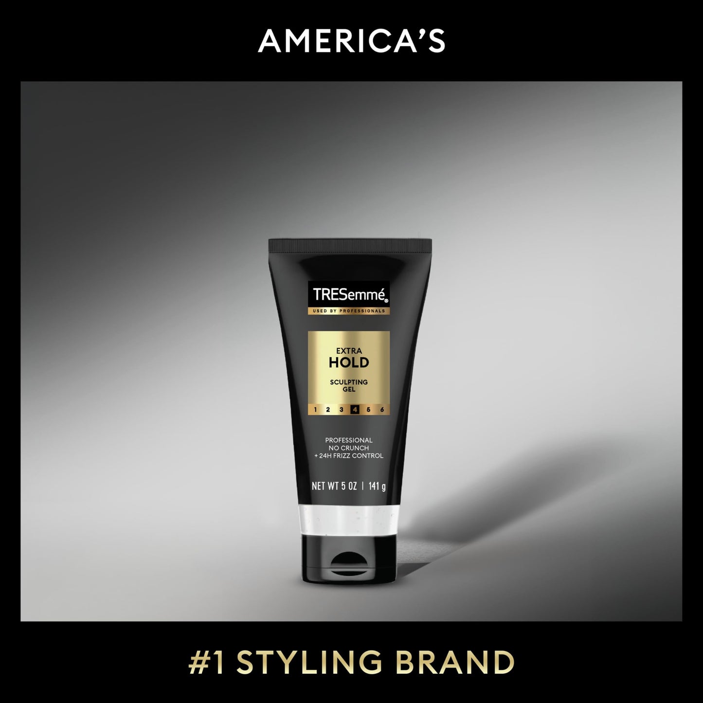 TRESemmé Alcohol-Free Gel Extra Hold for 24H Frizz Control, with Pro Lock Technology, 5 oz