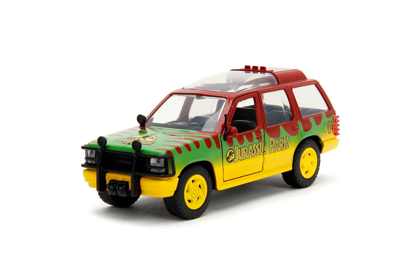 Jada Jurassic Park 1:32 1993 Ford Explorer Die-Cast Car, Toys for Kids and Adults