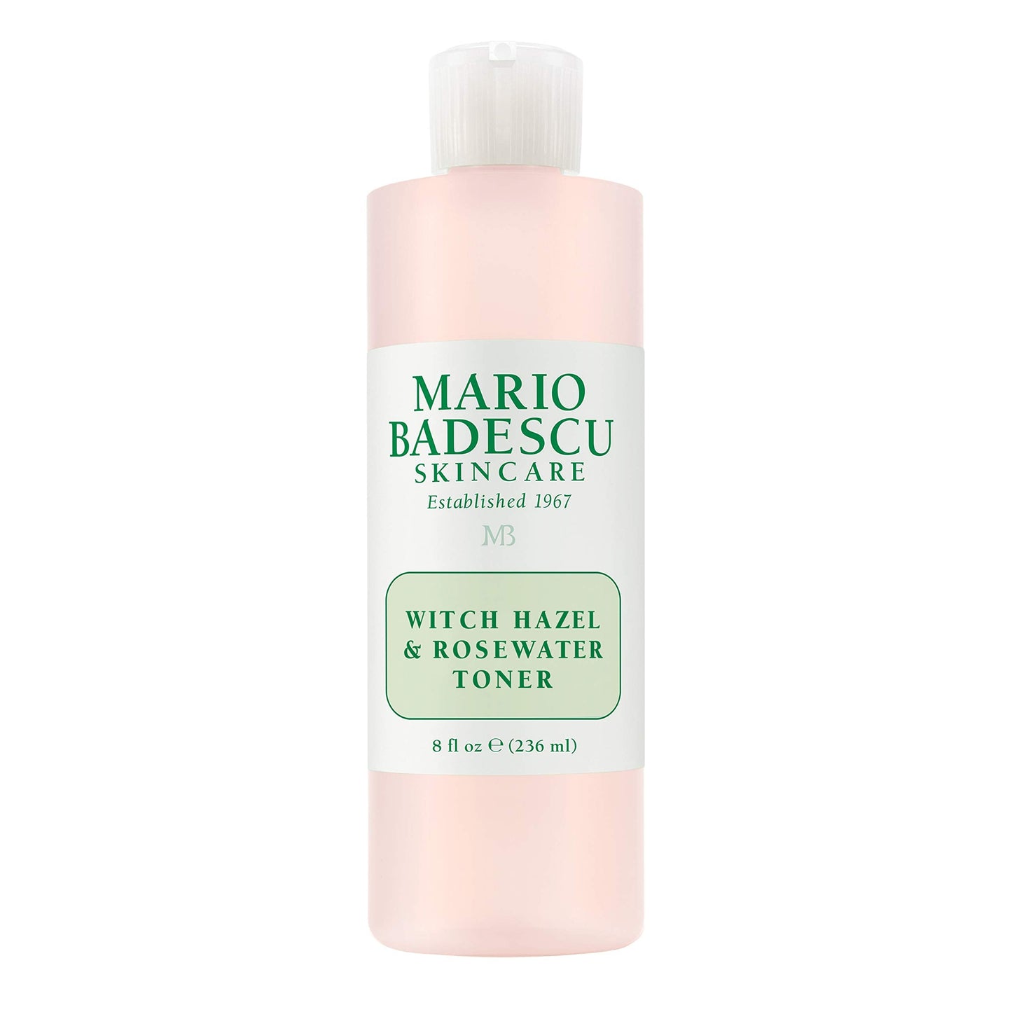 Mario Badescu Witch Hazel & Rosewater Toner, Alcohol-Free, Clarifies & Rejuvenates Skin, All Skin Types, 8 fl. oz