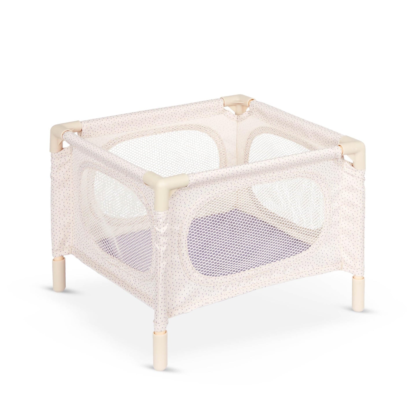 LullaBaby 14" Realistic Baby Doll with Fair Skin & Blue Eyes – Nursery Set with High Chair, Playpen & Stroller – Pretend Play Toy 2+