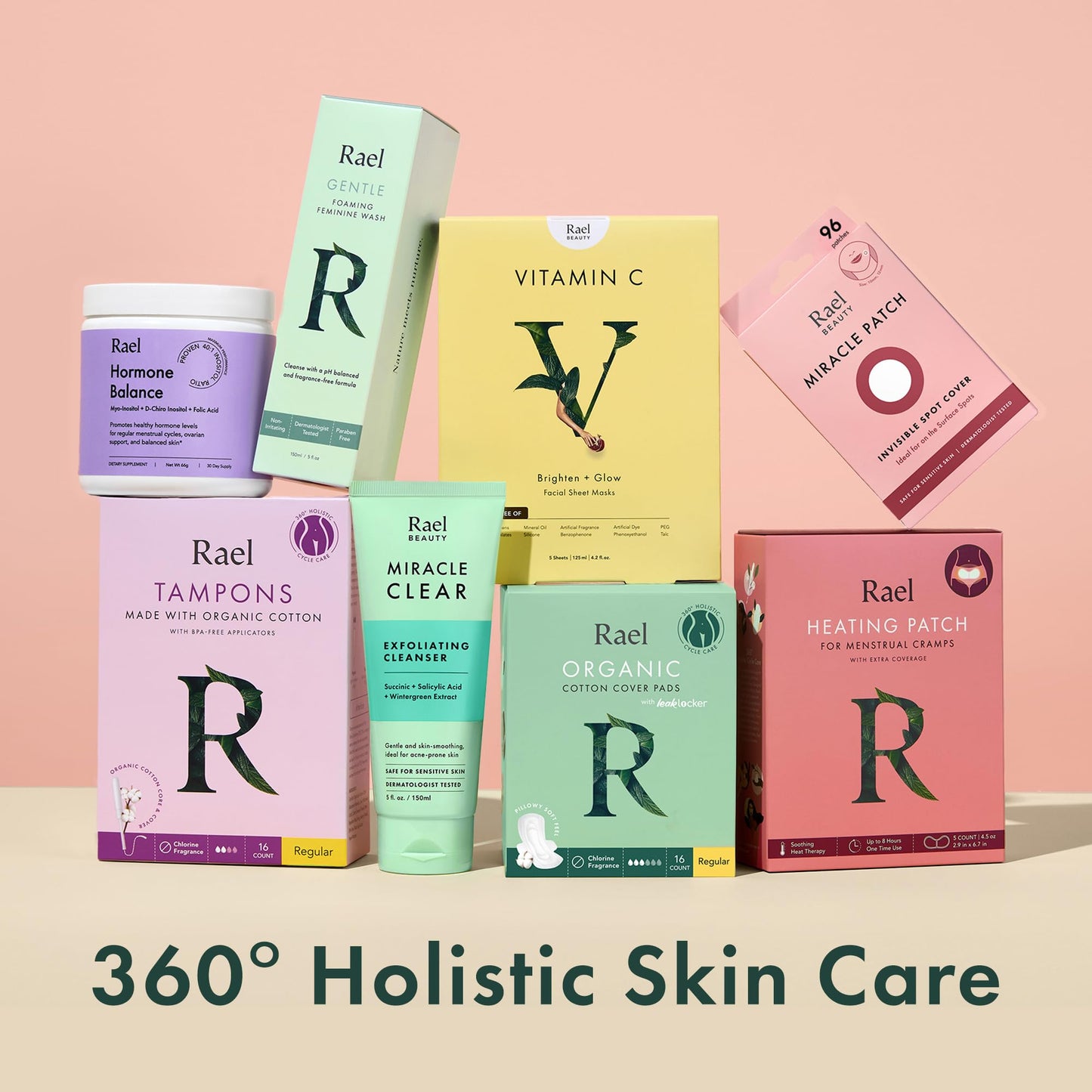 Rael Pimple Patches – Hydrocolloid Spot Control for Acne, Zits & Blemishes, Korean Skincare, Vegan & Cruelty-Free, 20 Count