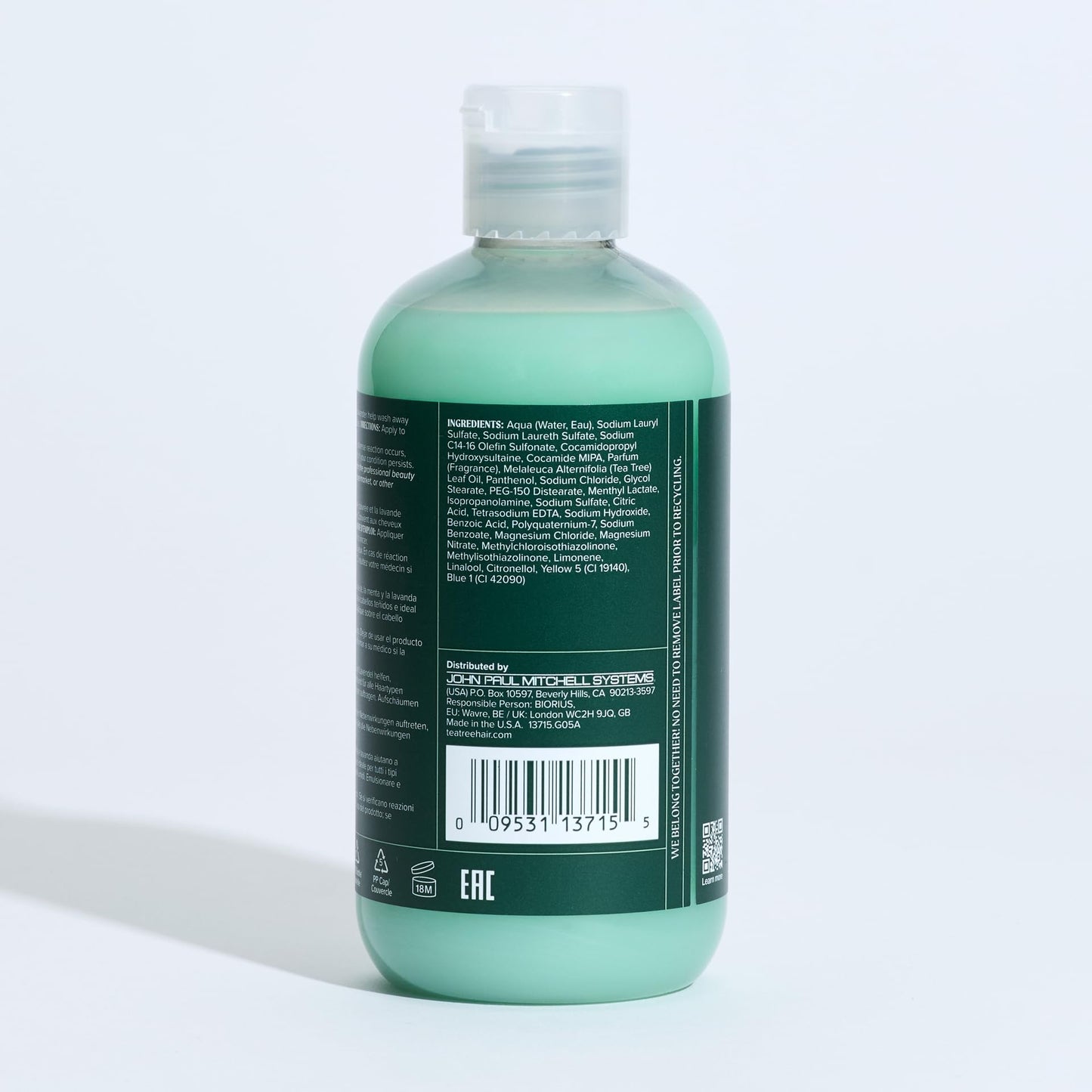 Tea Tree Special Shampoo, Deep Cleans, Refreshes Scalp, For All Hair Types, Especially Oily Hair, 10.14 fl. oz.