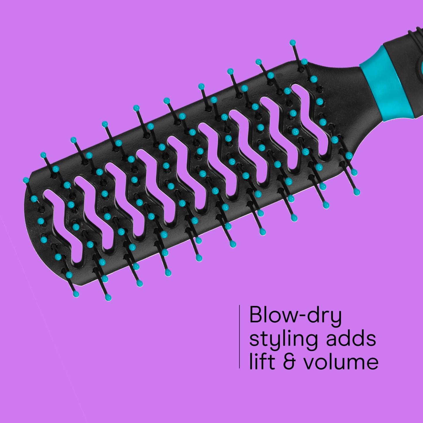 Conair Grip & Lift Vent Hairbrush 2PK, Full-Size and Mid-Size Brush Set, Nylon Bristle Hairbrushes for Blowout Styling, Value Pack