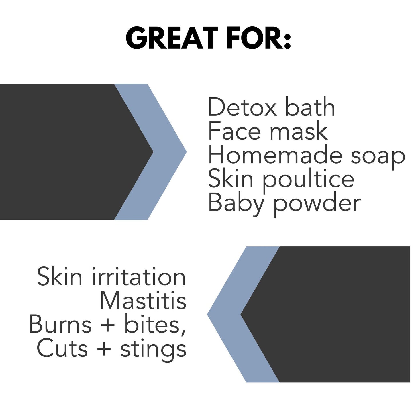 Pure Body Naturals Bentonite Clay Powder – 8 oz, DIY Face & Body Mask, Deep Pore Cleansing, Armpit Detox, Pure Indian Healing Clay