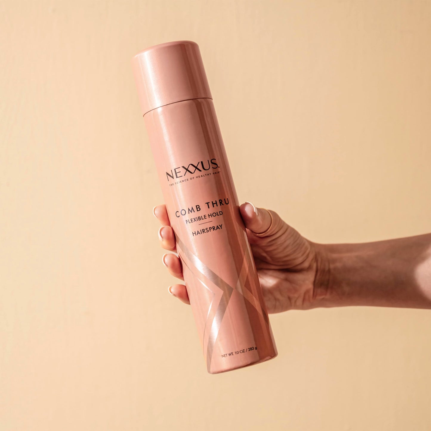 Nexxus Comb Thru Flexible Hold Hair Spray, Brushable Finish, 72H Humidity Shield, 10 oz