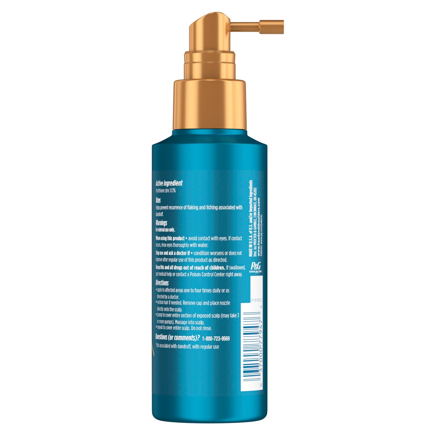 Head & Shoulders Royal Oils Scalp Elixir Treatment 4.2 fl oz | Anti-Dandruff, Dry Scalp Relief & Hydration with Menthol & Peppermint Oil